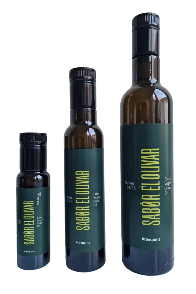 Natives Olivenöl extra in Flaschen - Sabor El Olivar - Arbequina