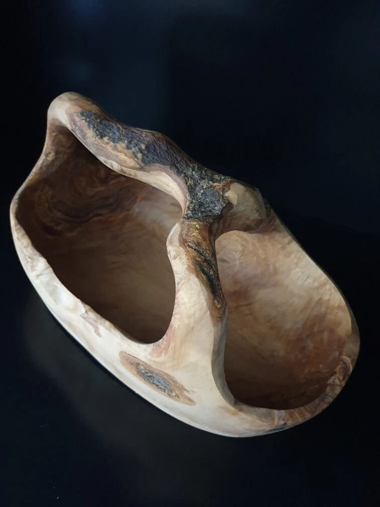Obstschale aus Olivenholz 38.5