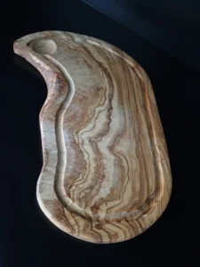 Tapas-/Fleischbrett aus Olivenholz