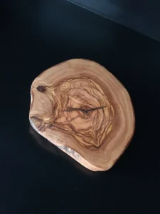 Olijfhouten tapas plank hart vorm